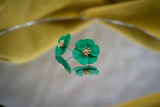 Flower small earrings, BOW19