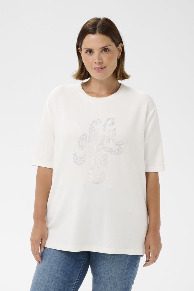 Rosa T-shirt, Kaffe Curve
