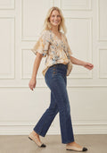 Margo print blus, Isay