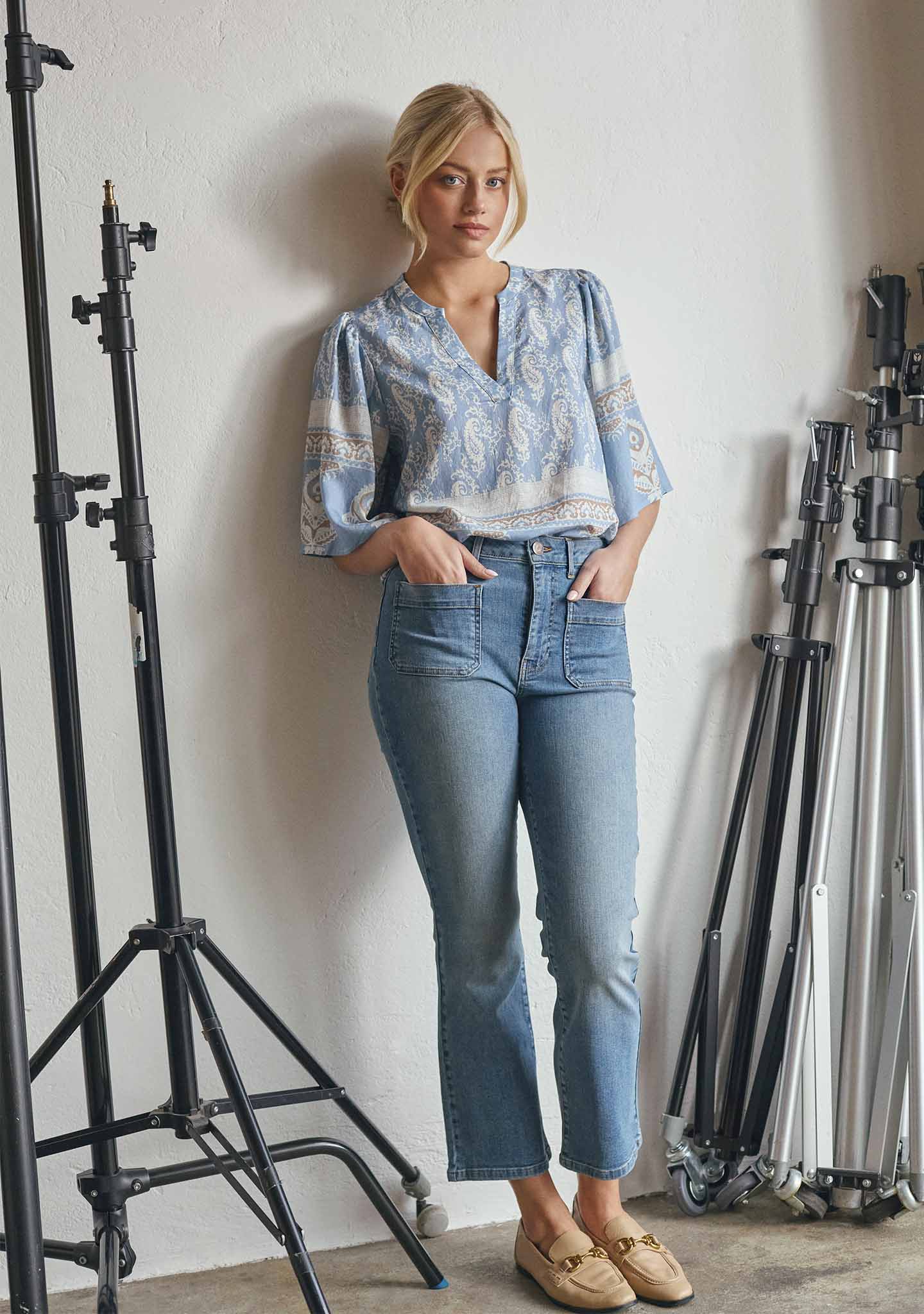 Bologna wide jeans, Isay