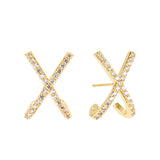 Cross earring large, by Jolima