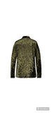 Bobie crushed velvet shirt, Red Button