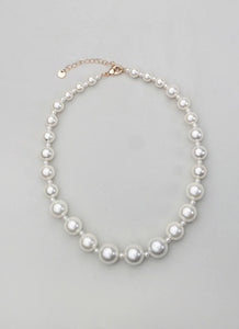 Bead short necklace, BOW19