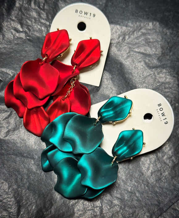 Leaf earrings, BOW19