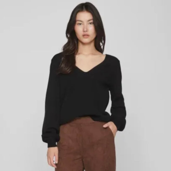 Viril v-neck knit top, Vila