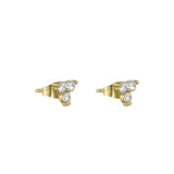 Flower crystal earring, by Jolima