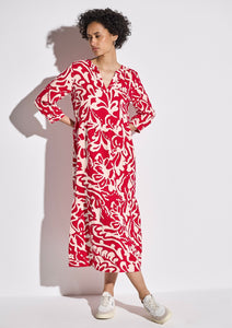 Midi volant dress, Street One