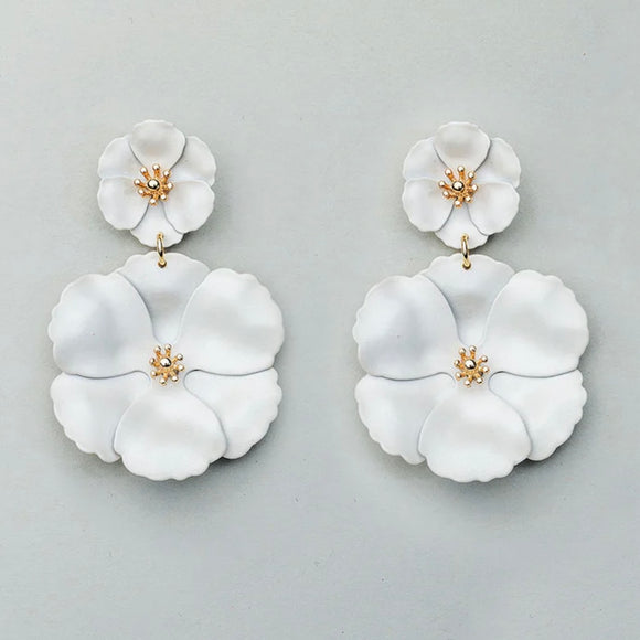 Flower twin earring, BOW19