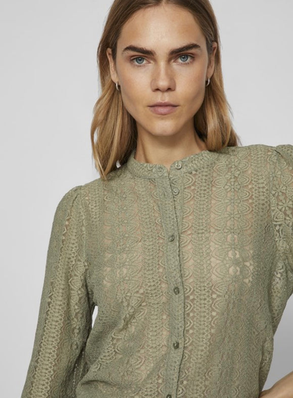 ViChikka lace l/s shirt, Vila