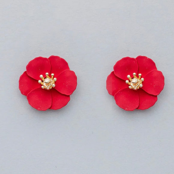 Flower small earrings, BOW19