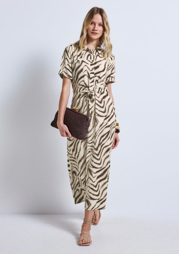 Maxi viscose shirt dress, Street One