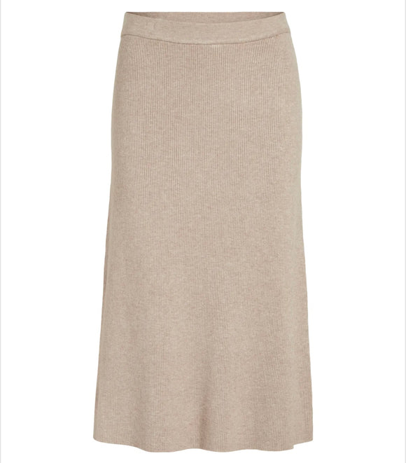 ViComfy a-line knit skirt, Vila