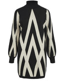 Ray rollneck knit dress, Object