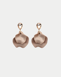 Leaf earring w. stone, BOW19