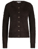 Fuzzy cardigan, Red Button