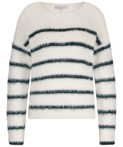 Fuzzy sweater, Red Button