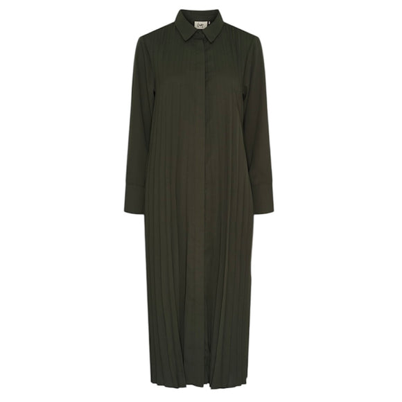 Frida pleat dress, Isay