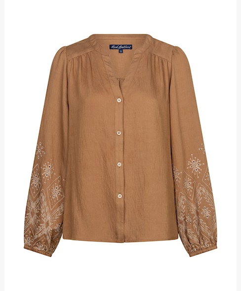 Embroidery Blus – Red Button