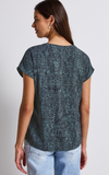 Shirtblouse w splitneck AOP, Street One