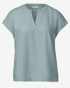 Shirtblouse w splitneck, Street One