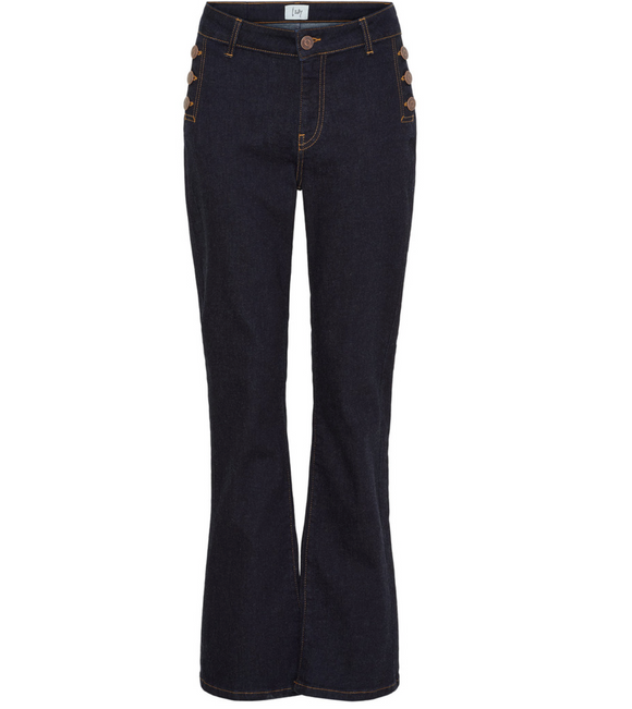 Como flare button jeans, Isay