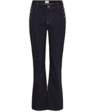 Como flare button jeans, Isay