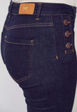 Como flare button jeans, Isay